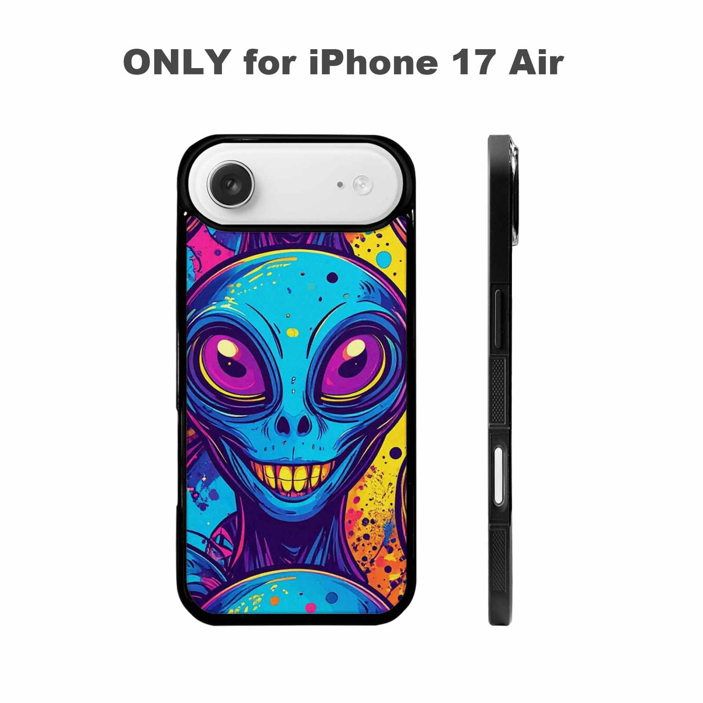 iPhone 17 Air Case — Alien Ufo Cartoon Art Pattern Alien, Custom Designed Case Cover