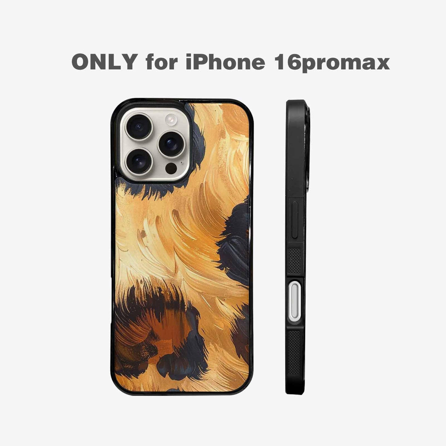 iPhone 16 Pro Max Case — Leopard Soft Airbrush Gradient, Custom Designed Case Cover