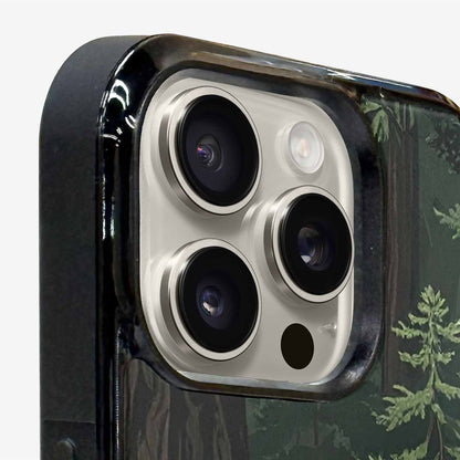 iPhone 16 Pro Max Case — Seamless Pattern Ancient Redwood Forest Giant, Personalized Phone Case
