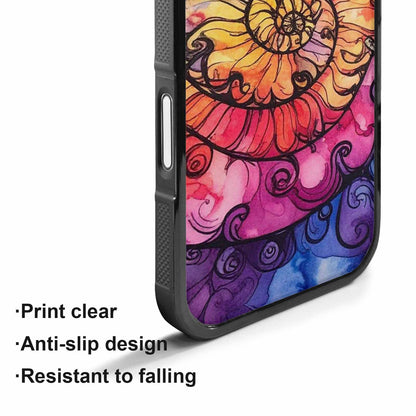 iPhone 17 Case — Tie Dye Swirls (black Tie Dye, Custom Designed Case Cover