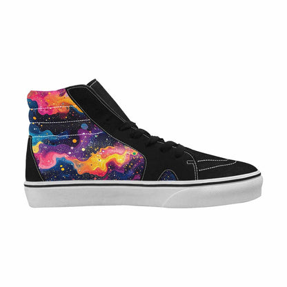 MEN'S Galaxy Art - High Top Canvas Aesthetic Custom Shoes