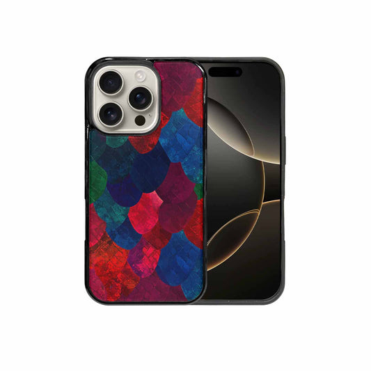 iPhone 16 Pro Case — Snake Print Dark Seamless Pattern Vibrant, Original Design Phone Case