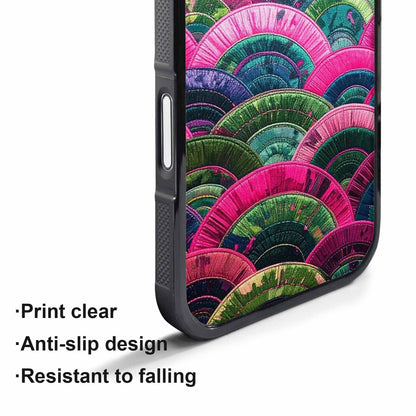 iPhone 17 Pro Case — Vivid Camo Polysexual Pride Camo, Custom Printed Phone Case