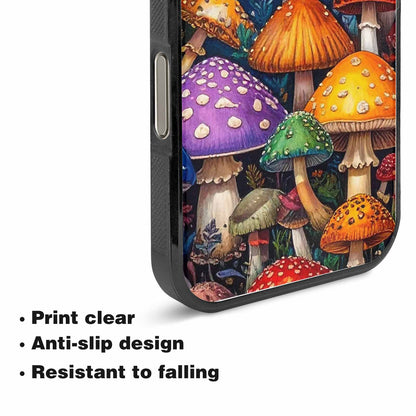 iPhone 15 Pro Max Case — Mushrooms Pattern Hundreds Of 0x7, Custom Made Phone Cover