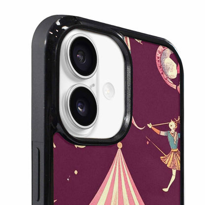 iPhone 17 Case — Vintage Circus Art Pattern Retro Vintage, Custom Designed Case Cover