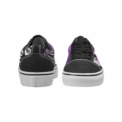 WOMEN'S Ice Cream Motif Lace-Up Canvas Grunge Custom Shoes