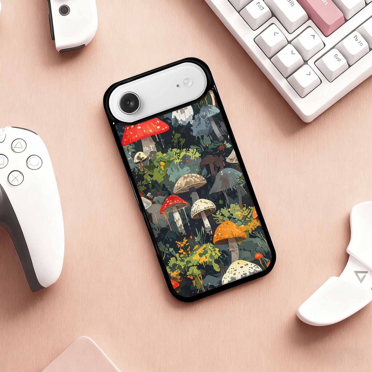 iPhone 17 Air Case — Mushrooms Camomushrooms Patter Cwy Camo, Custom Phone Case