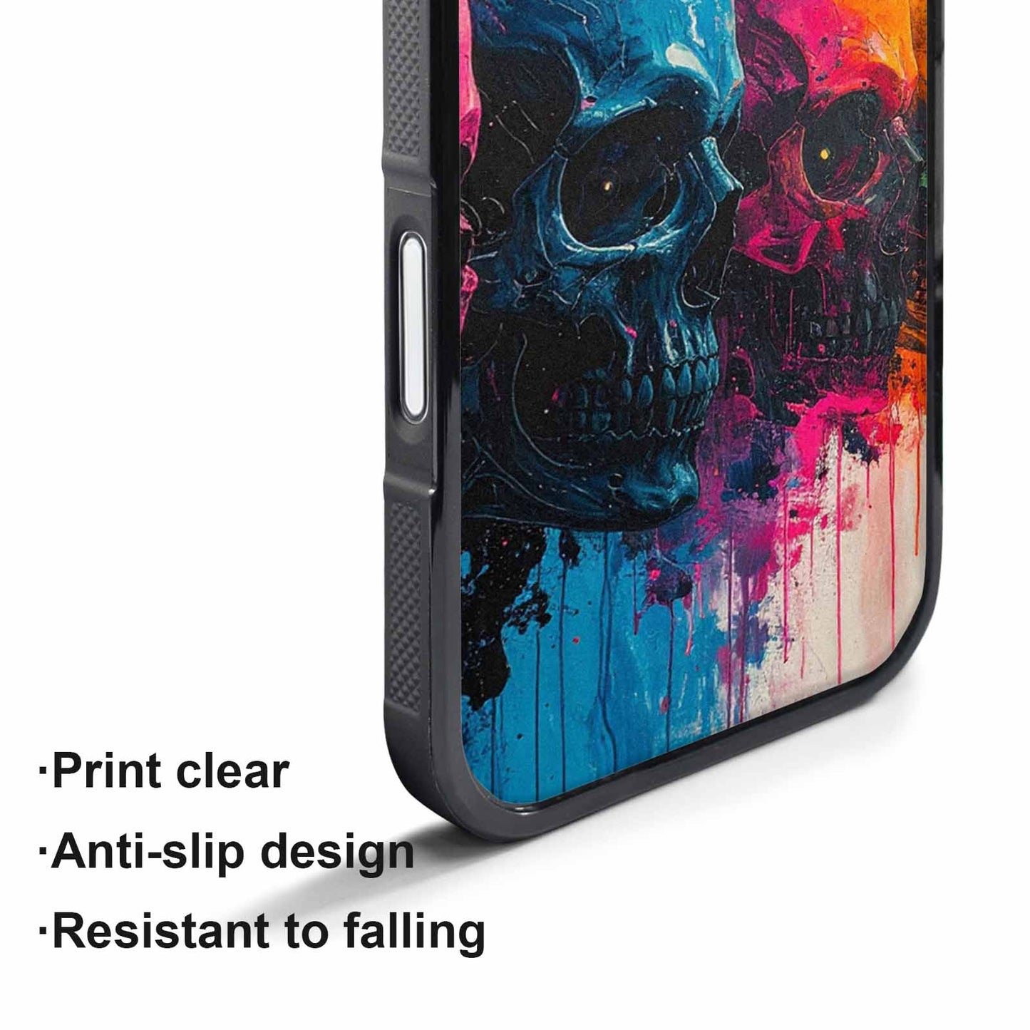 iPhone 17 Air Case — Skull Dark Art Gothic Print Gothic, Custom Printed Phone Case