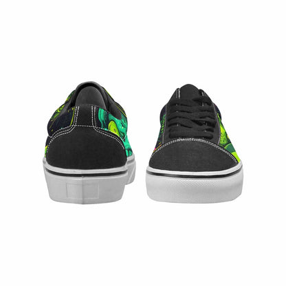 WOMEN'S Skulls Canvas Streetwear Cottagecore All Over Print Shoes