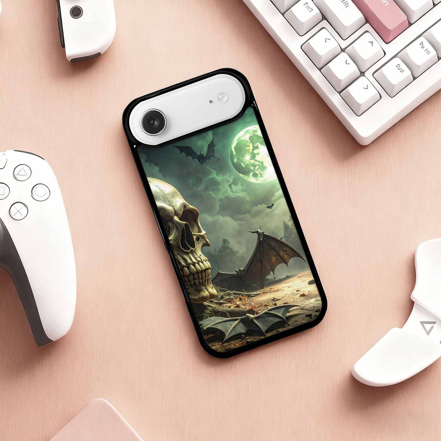 iPhone 17 Air Case — Skull Dark Art Gothic Print Gothic, Custom Art Phone Cover