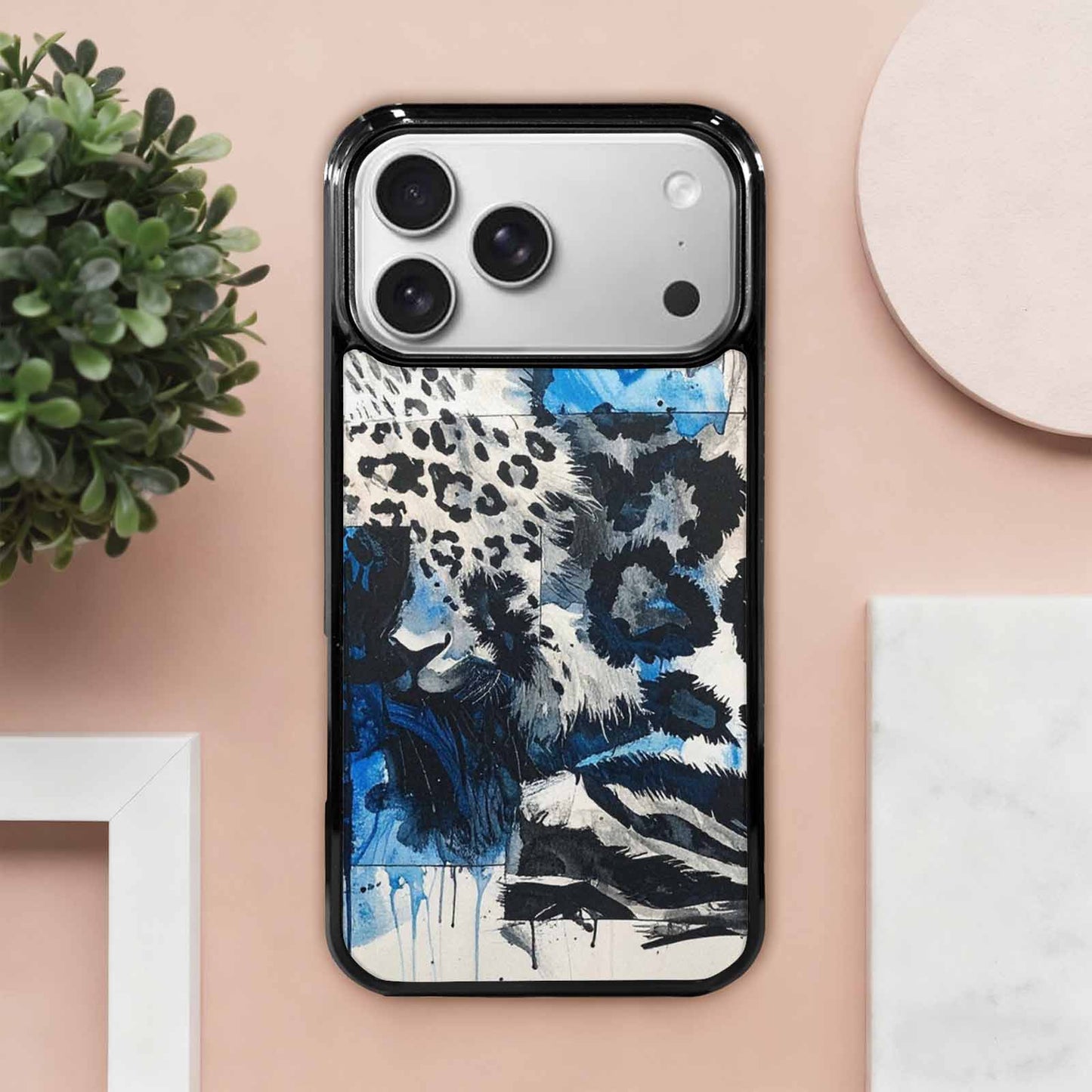 iPhone 17 Pro Max Case — Animal Print Black &amp; Animal Print, Custom Printed Phone Case