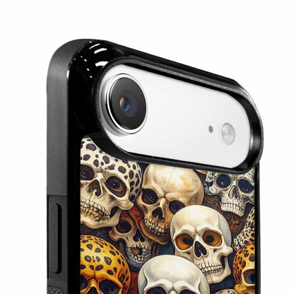 iPhone 17 Air Case — Skulls Pattern Hundreds Of Sma Gothic, Custom Designed Case Cover