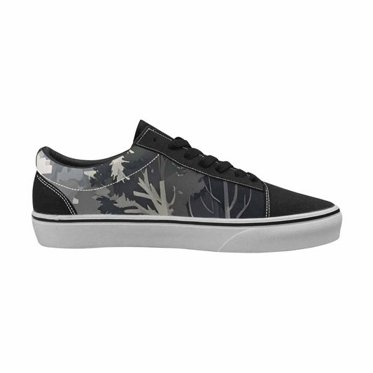 MEN'S Military Camouflage Blotch Canvas Lace-Up Neon Fantasy Sneakers
