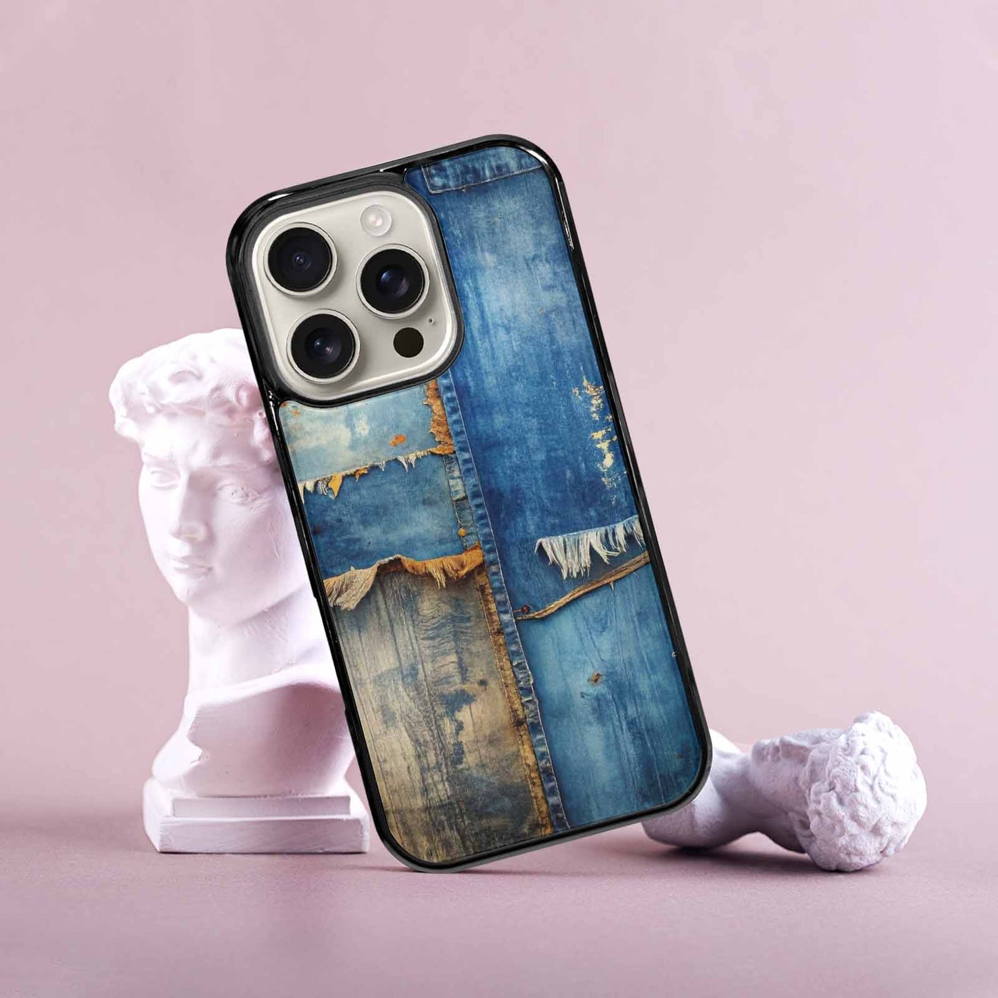iPhone 16 Pro Case — Curve The Ripping Demin Tectures For, Custom Phone Case