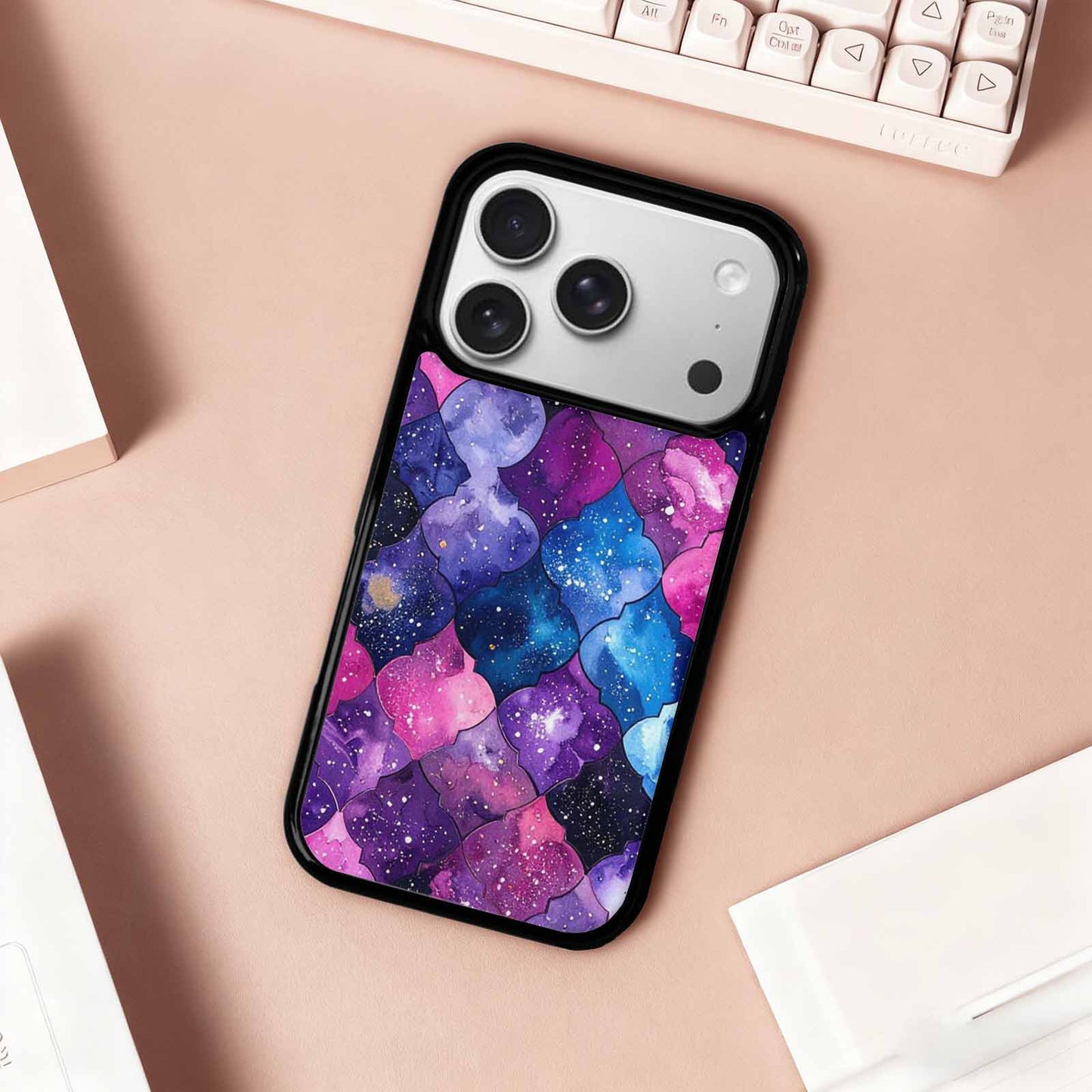 iPhone 17 Pro Case — Small Galaxy Stars And Nebula Galaxy, Custom Art Phone Cover