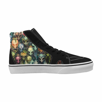 MEN'S Aliens High Top Canvas Aesthetic Shoes
