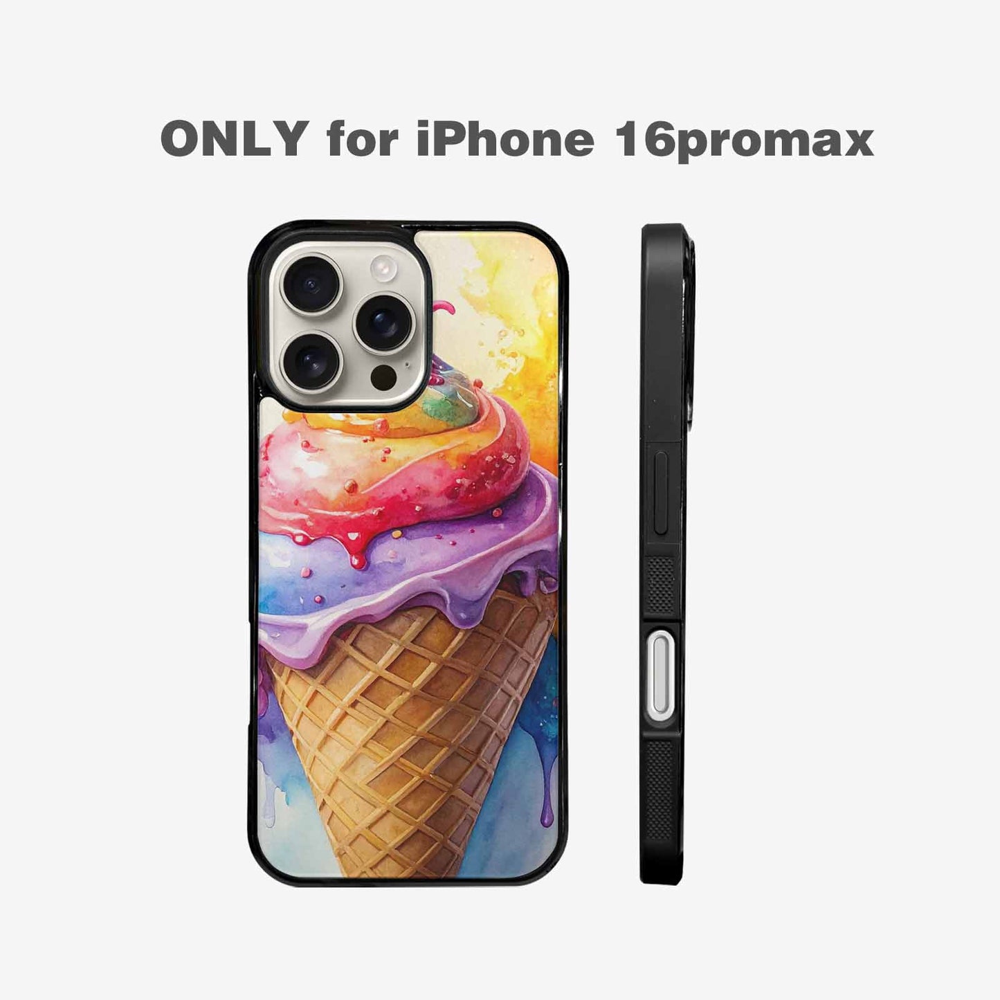 iPhone 16 Pro Max Case — Melting Icecream Collage Custom, Personalized Phone Case