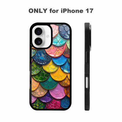 iPhone 17 Case — Reptile Scale Full Color Original Art, Custom Phone Case