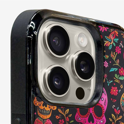 iPhone 16 Pro Max Case — Colorful Dia De Los Muertos Sugar, Custom Art Phone Cover