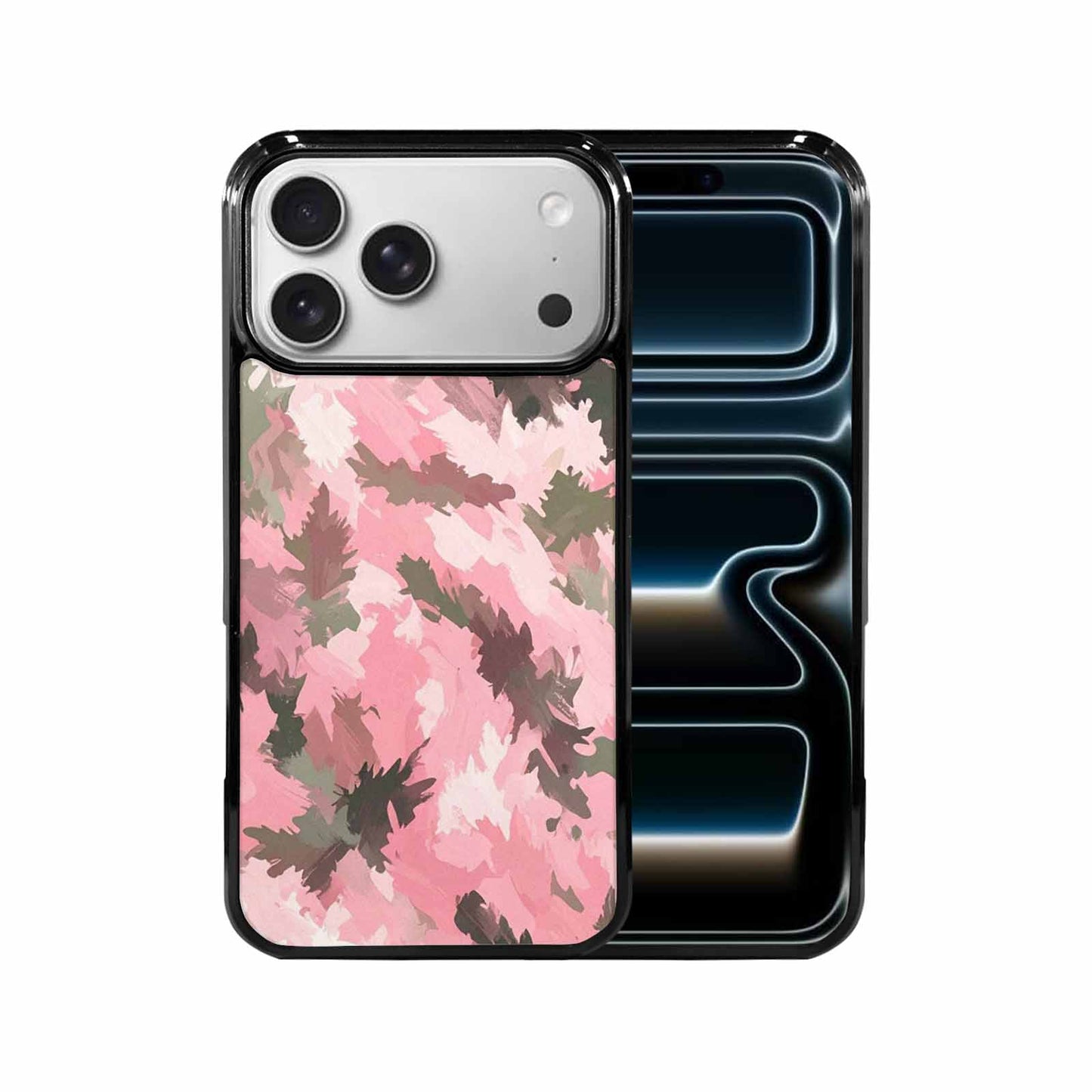 iPhone 17 Pro Max Case — Small Military Camouflage Blotch Camo, Custom Made Phone Cover