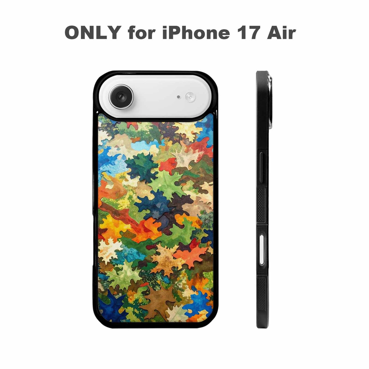 iPhone 17 Air Case — Camo Patches Full Color Vibrant Camo, Customized Protective Case