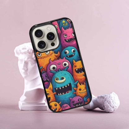 iPhone 16 Pro Case — Monsters General Cartoon Monst, Unique Phone Case Design