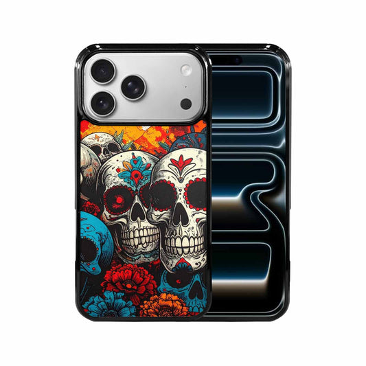 iPhone 17 Pro Max Case — Skull Dark Art Gothic Print Gothic, Custom Printed Phone Case