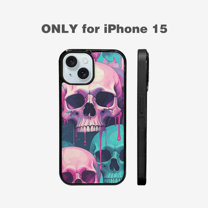 iPhone 15 Case — Thousands Of Skulls Custom, Custom Designed Case Cover