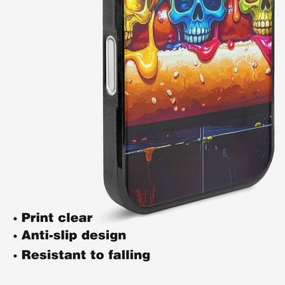 iPhone 16 Plus Case — Toxic Skeleton Hot Dog Eye Small, Personalized Phone Case
