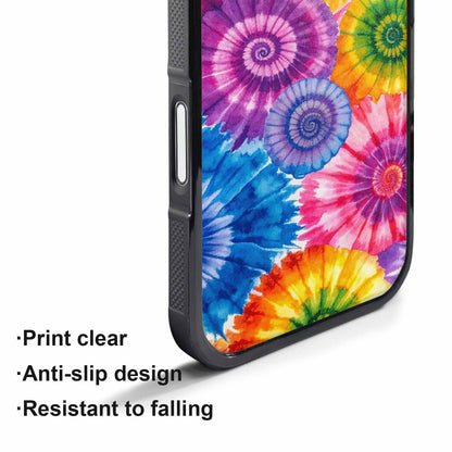 iPhone 17 Air Case — Small Tie Dye Swirl Pattern Tie, Custom Printed Phone Case