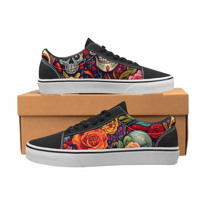 MEN'S Skull Canvas Lace-Up Y2K Custom Sneakers