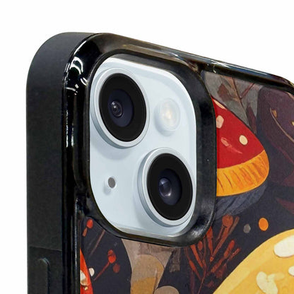 iPhone 15 Plus Case — Bold Autumn Mushroom Bold Autumn Mushroom, Custom Made Phone Cover