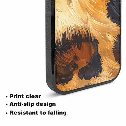 iPhone 15 Plus Case — Leopard Soft Airbrush Gradient, Customized Protective Case
