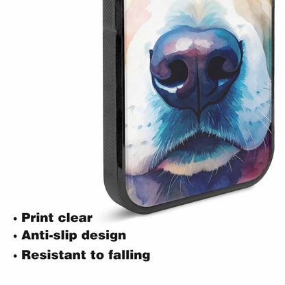 iPhone 15 Plus Case — Golden Retriever Watercolor Art Pattern, Custom Designed Case Cover