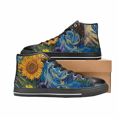 WOMEN'S Blend All Versions High Top Canvas Neon Fantasy Shoes