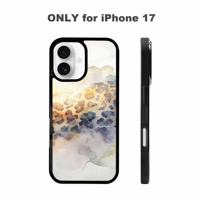 iPhone 17 Case — Glowing Leopard Print Animal Print, Original Design Phone Case