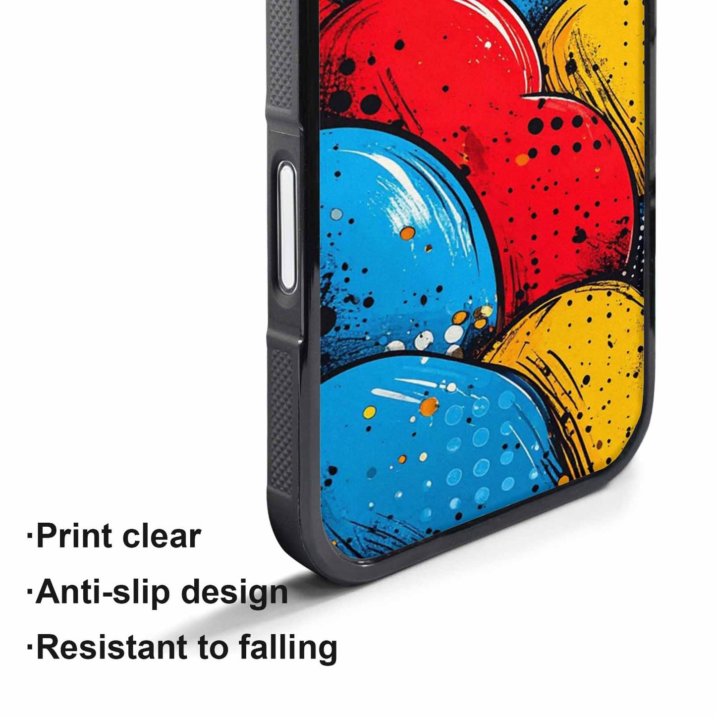 iPhone 17 Pro Case — Small Comic Book Halftone Dot Original, Custom Print Case Cover