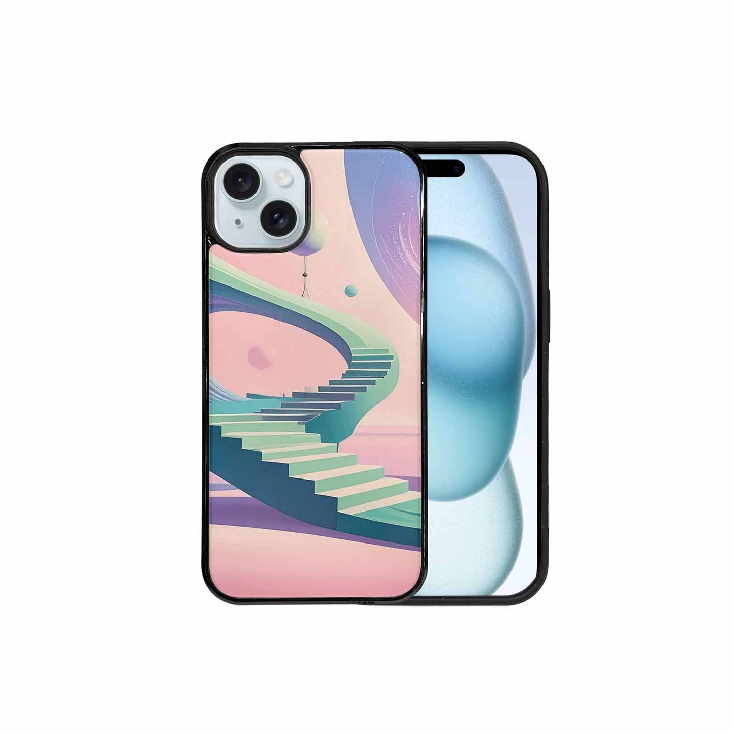 iPhone 15 Plus Case — 1930s European Surrealist Art Style Dreamlike, Original Design Phone Case