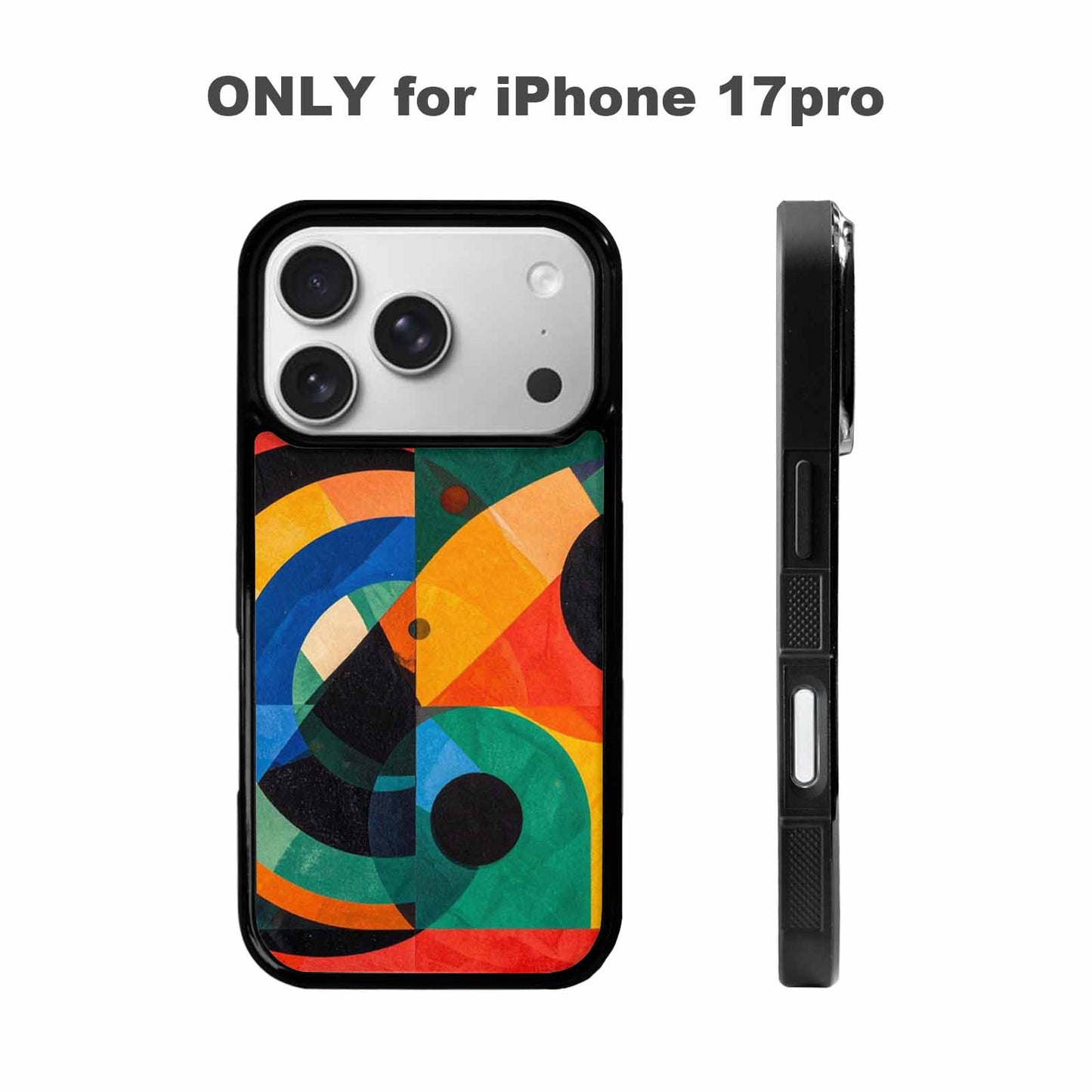 iPhone 17 Pro Case — Memphis Art Pattern Retro Vintage, Unique Phone Case Design