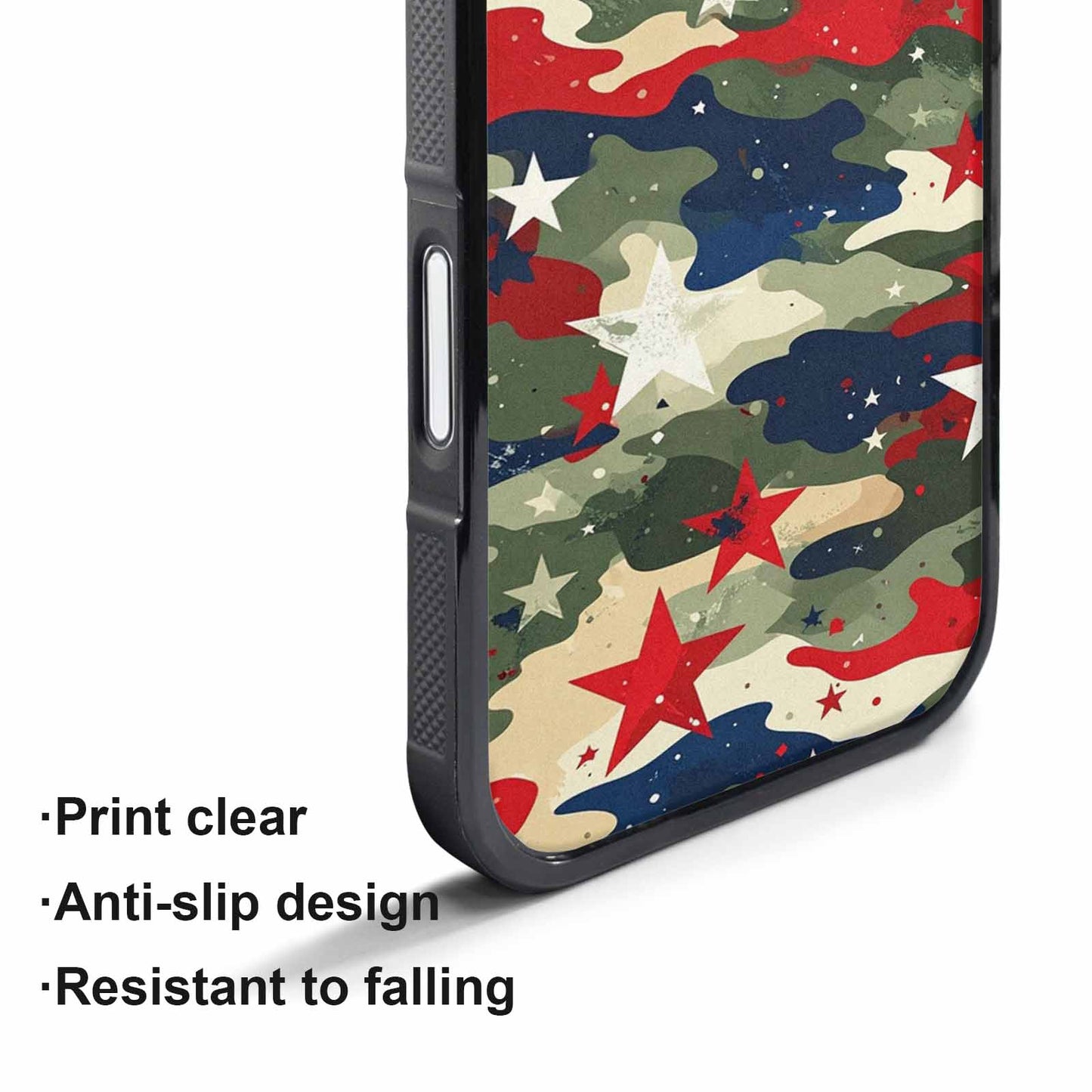 iPhone 17 Pro Max Case — Military Camo Blotch Texture Galaxy Space, Custom Art Phone Cover