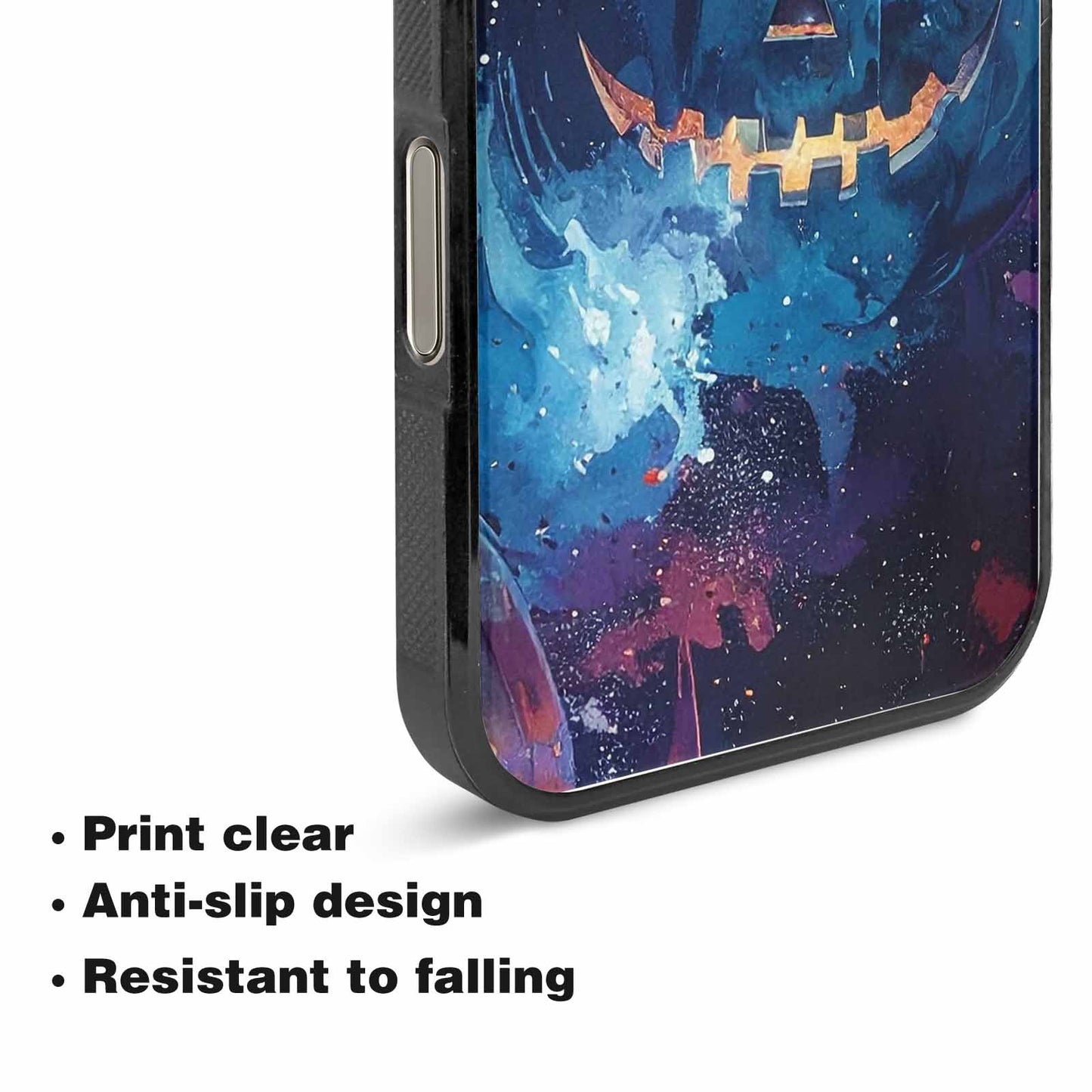 iPhone 15 Pro Max Case — Eamless Repeating Pattern Of Overlapping Pumpkin, Custom Print Case Cover