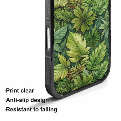 iPhone 17 Case — Small Seven Point Palmate Floral, Unique Phone Case Design