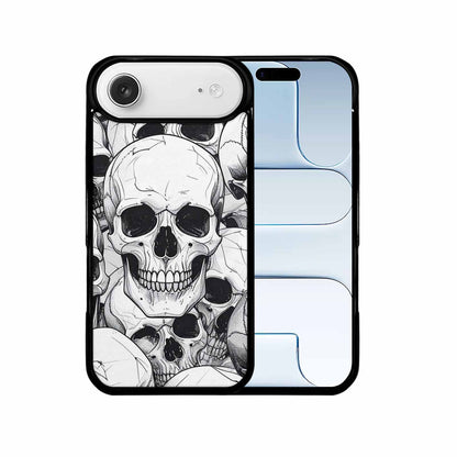 iPhone 17 Air Case — Skull Dark Art Gothic Print Gothic, Personalized Phone Case