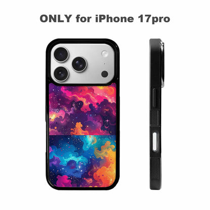 iPhone 17 Pro Case — Cosmic Creature And Object Mashup Galaxy, Custom Made Phone Cover