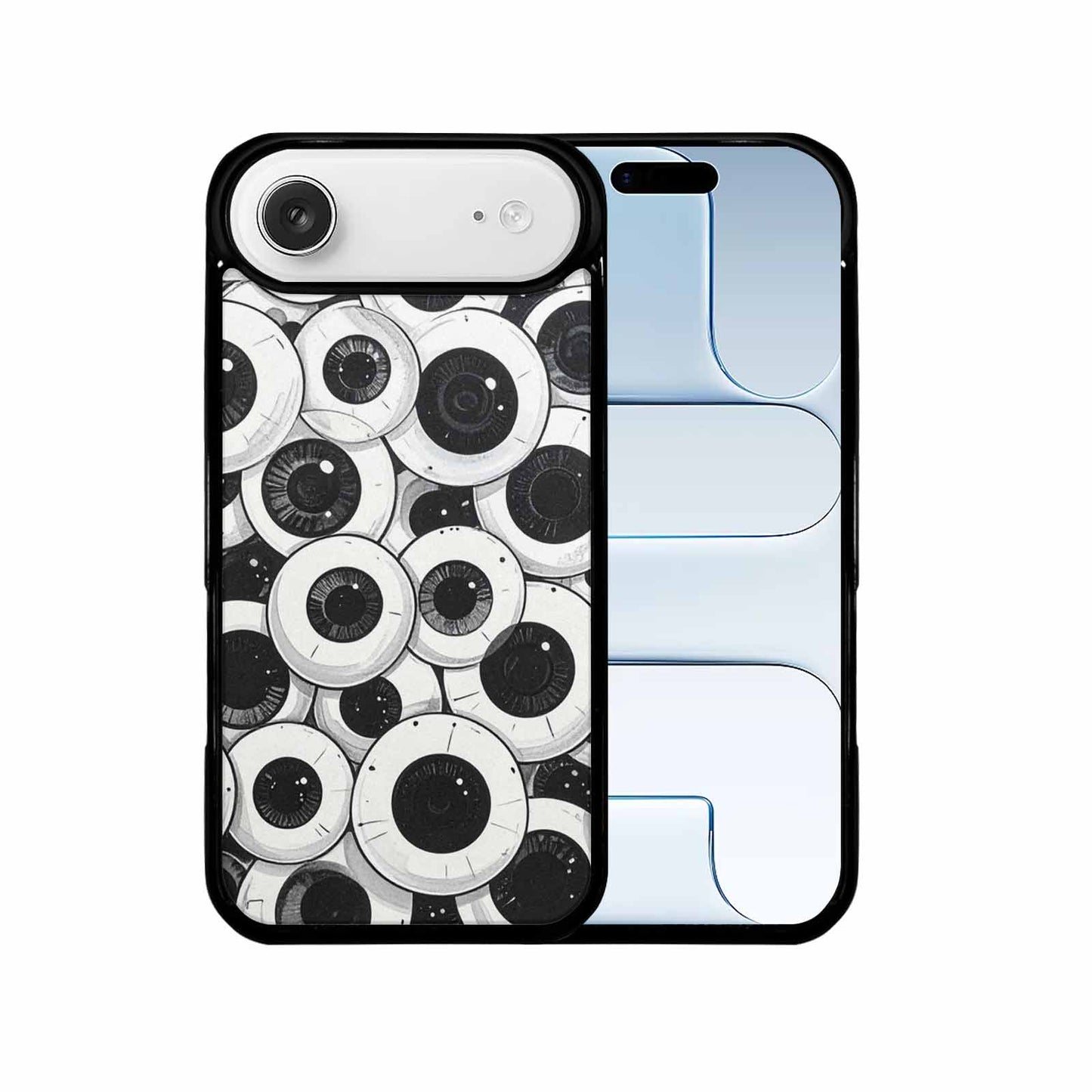 iPhone 17 Air Case — Googly Cartoon Eyeballs Cartoon Cute, Custom Made Phone Cover
