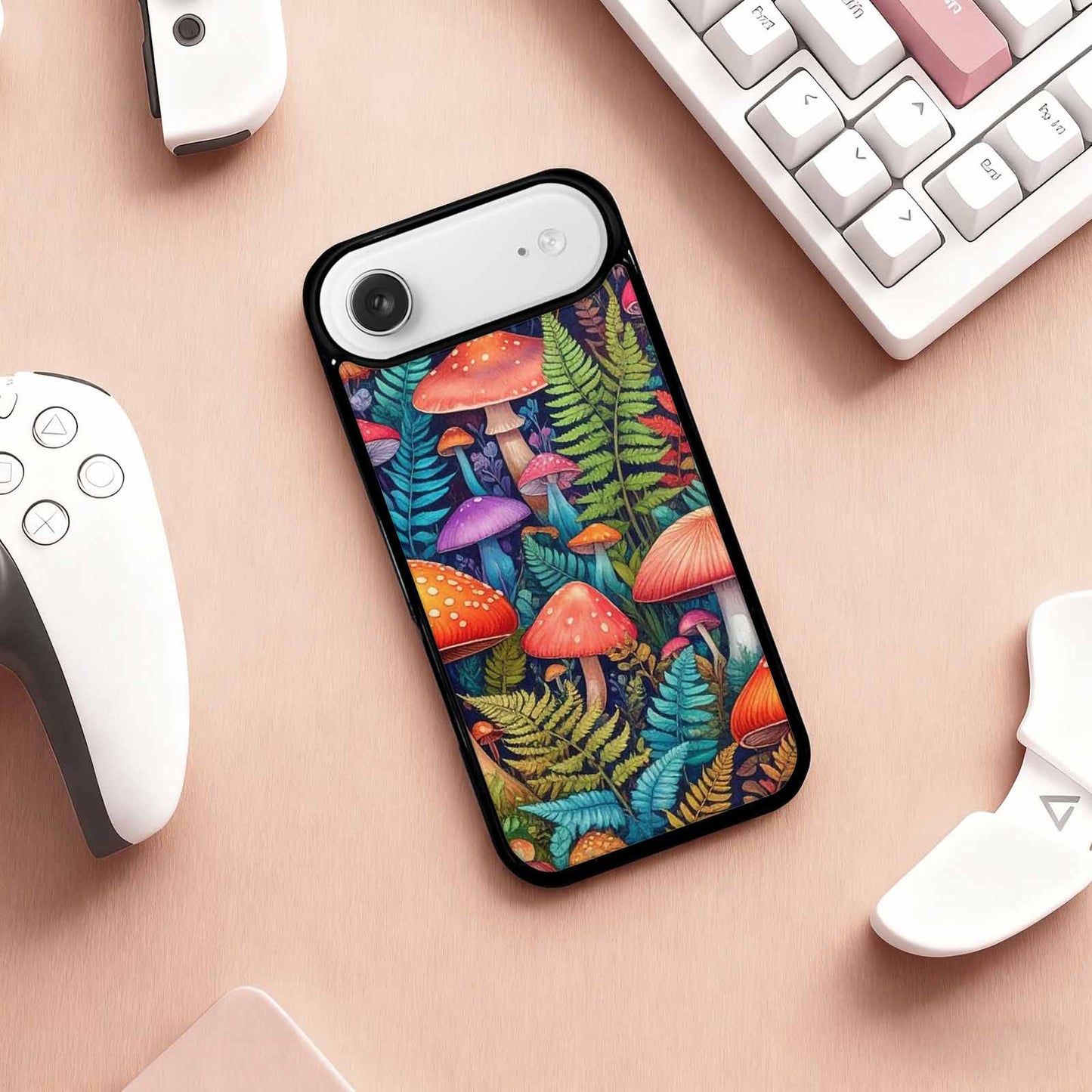iPhone 17 Air Case — Mushrooms Botanicalmushrooms P Y2v Floral, Personalized Phone Case