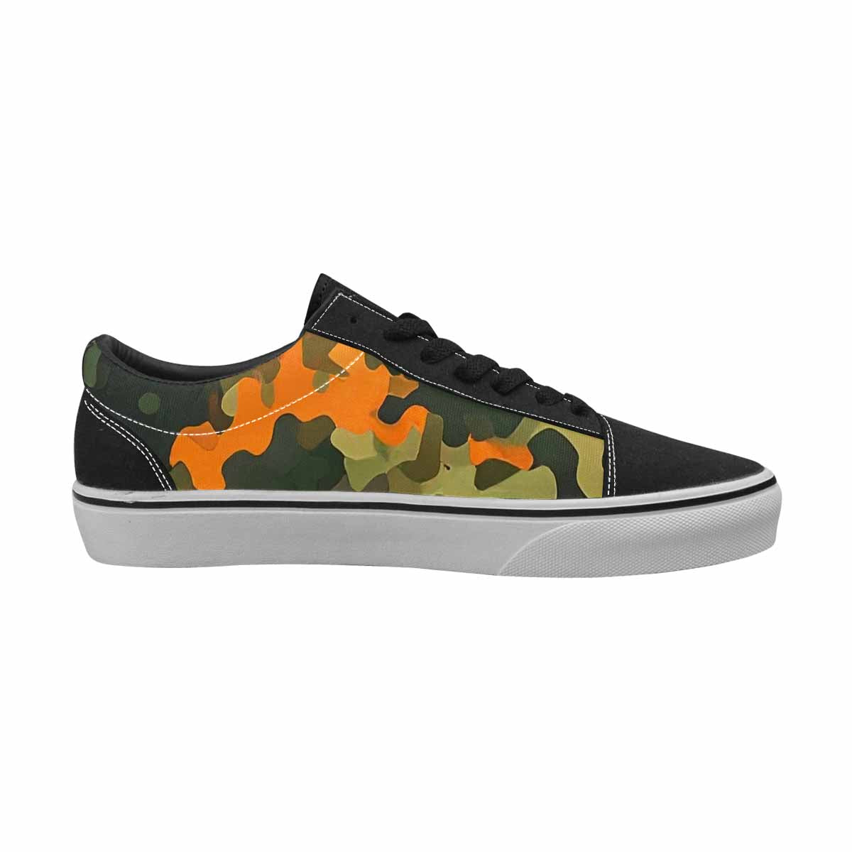 MEN'S Military Camouflage Blotch Canvas Lace-Up Aesthetic Shoes