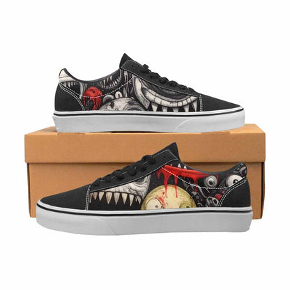 WOMEN'S Multi Lace-Up Canvas Melting Art Custom Sneakers