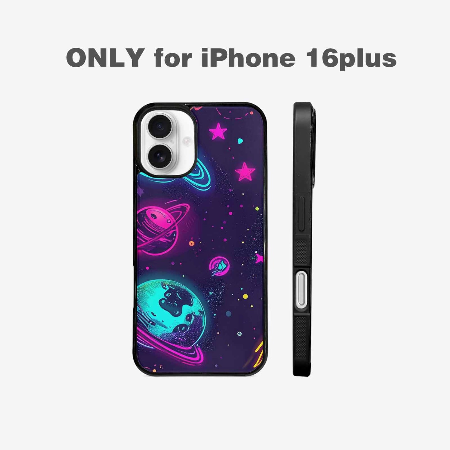 iPhone 16 Plus Case — Space Galaxy Astronaut Custom, Customized Protective Case