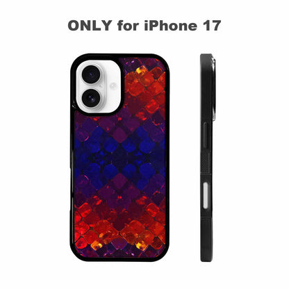 iPhone 17 Case — Snake Print Dark Seamless Animal Print, Custom Designed Case Cover